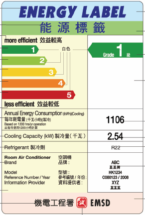 香港能效标签认证服务(图1)